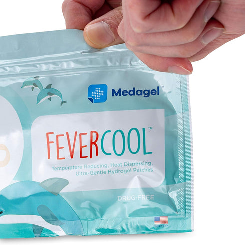 FeverCool Patches - Cooling Patches for Fever, Migraine & Headache Relief | Made in The USA | Cool Temperature | Mess & Odor Free | Adults & Kids ...