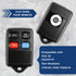 2X KeylessOption Key Fob Replacement for 1992 1993 1994 1995 1996 1997 1998 Ford Bronco Explorer F-150 Mazda B2300 Mercury Sable Lincoln Town Car ...