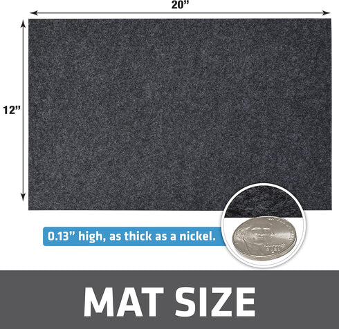Drymate Coffee Maker Mat, (Coffee Station Bar Accessory) Protects Kitchen Countertops From Spills, Stains & Scratches, Absorbent, Waterproof, Wash...