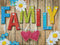 Abillyn Embroidery Cross Stitch Kits Wooden Sign Family and Love Hearts Stamped with Printed Pattern Starter Kit (Family)...
