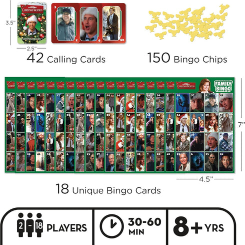 AQUARIUS - Christmas Vacation Family Bingo Game...