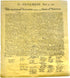 The Declaration of Independence, Authentic Replica Printed on Antiqued Genuine Parchment. 14" X 16", Ships in Plastic Collector's Tube with Ribbon...
