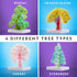 Kids Crystal Growing Kit - Grow 6 Crystal Trees in Just 6 Hours, Educational STEM Craft Kit with Art Supplies and Geode Specimen...