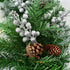 Lvydec 16pcs Christmas Glitter Berries Stems Clearance, 7.8" Artificial Christmas Picks for Christmas Tree Ornaments, DIY Xmas Wreath, Crafts, Hol...