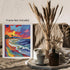 Posterizer 1 pcs- sea and beach themed oil painting style print 10-Landscape & Nature Art-Floral Botanical Art- Decor for Home & Office- unframed ...