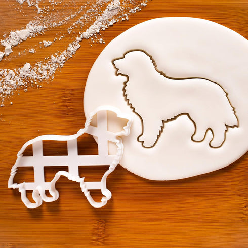 Set of 2 Bernese Mountain Dog cookie cutters (Designs: Face and Silhouette), 2 pieces - Bakerlogy...