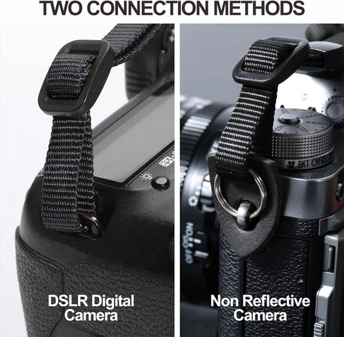 Padwa Lifestyle Camera Strap - 2" Retro Jacquard Embroidery Camera Straps Adjustable,Wide Camera Neck/Shoulder Strap with Genuine Leather Head for...