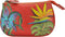 Anuschka Women’s Hand-Painted Genuine Leather Medium Zip Pouch - Coin and Key Pouch - Zippered, 2 Key Fobs...