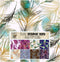 Decoupage Paper Pack (24 Sheets 6"x6") Peacock Feathers FLONZ Vintage Styled Seamless Pattern Paper for Decoupage, Craft and Scrapbooking...