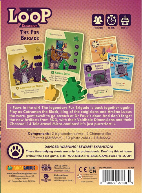 The Loop The Fur Brigade Card Game Expansion | Sci-Fi Strategy Game | Cooperative Game for Adults and Kids | Ages 12+ | 1-4 Players | Avg. Playtim...