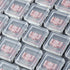 Chocfox Keycaps Low Profile PBT Keycaps for Kailh Chocolate Switch Mechanical Keyboard(Frosted transparent white, 1U-40Pcs)...