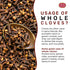 Whole Cloves 3.5 Oz Bag - Great for Foods, Tea, Pomander Balls, and even Potpourri - by Spicy World...