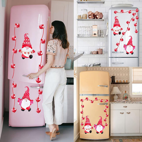 29PCS Valentines Day Car Refrigerator Decorations - Reflective Valentine Gnome Heart Magnets Decor Party Ornaments Accessories...