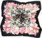 Women's Graphic Print 100% Silk, Silk Scarf Square, 33X33 Inches...
