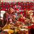Irenare Christmas Banner Backdrop Santa Claus Reindeer Merry Christmas Banner Indoor for Xmas Holiday Party Photo Booth Photography Wall Hanging D...