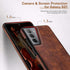 LOHASIC for Galaxy S21 Case 5G, Premium Leather Luxury PU Non-Slip Grip Rugged Bumper Shockproof Full Body Protective Cover Men Women Phone Cases ...