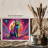 Posterizer 1 pcs- psychedelic funky hippie colorful cat 5-Fantasy & Fiction Art-Retro Art- Living Room Bedroom Decor- unframed wall art...