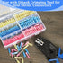 Qibaok 320PCS Heat Shrink Bullet Connectors Kit Female & Male Bullet Butt Terminals Insulated Waterproof Electrical Marine Crimp Automotive Connec...