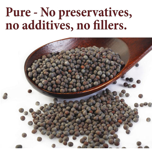 The Spice Way Brown Mustard Seeds - whole seeds, 8 oz...