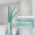 Dental Picks Mint Brush Picks 100Ct/Pack, 2 Packs (200Ct)...