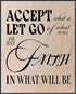 Posterizer 1 pcs-faith quote-accepting what it is-Religious Posters-Motivational & Inspirational Art-Gifts for Christians - Gift for Daughter, Son...