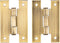 Antique Brass "H" Type Cabinet Door Hinges | 2 1/2" x 1 5/8" | Pack of 2 | Flush Mount Furniture Hinges | Furniture Hardware | L-H0501A-AB-A (1)...