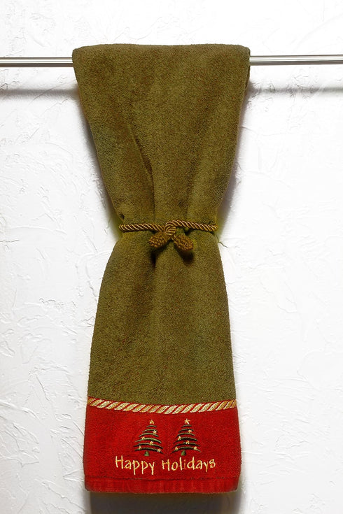 Haute Decor Decorative Twist Ties, 6 Pack, 16 inches (Olive Green) - Hang Garland, Lights, and Decorations with Style - Strong Inner Wire...