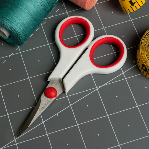 Singer Sewing and Craft Scissors, Red & White (3-Pack)...