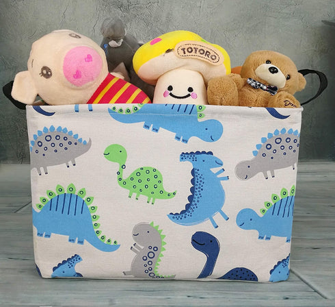 Rectangular Storage Basket Collapsible Organizer Bin Waterproof Toy Box for Organizing Home/Dorm/Kitchen/Pet/Office/Closet/Shelf/Gift Baskets...