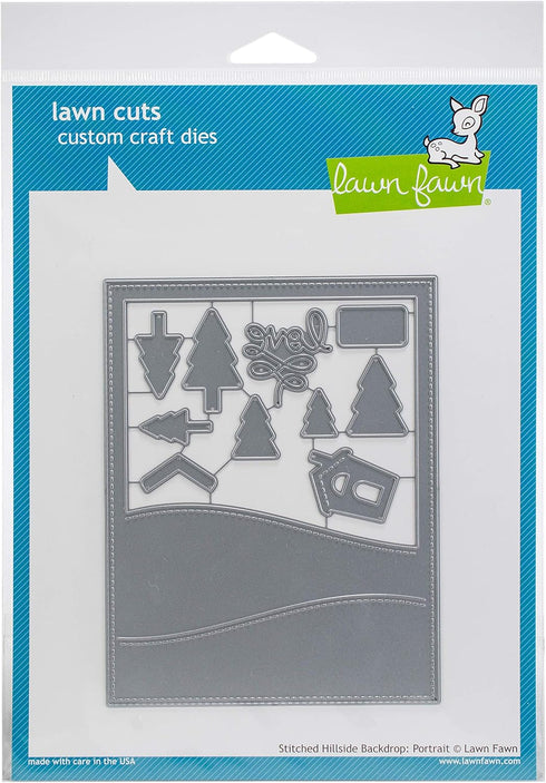 Lawn Fawn Dies - Stitched Hillside Backdrop: Portrait (LF1503)...
