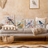 HOSTECCO Bird Floral Throw Pillow Covers 16x16 inch Set of 4 Waterproof Outdoor Pillow Cases Farmhouse Decorative Cushion Covers for Sofa Couch......