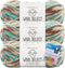 Premier Wool Select Jacquard Sock Yarn - Trailblazer - 3-Pack Bundle with Bellas Crafts Stitch Markers......