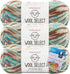 Premier Wool Select Jacquard Sock Yarn - Trailblazer - 3-Pack Bundle with Bellas Crafts Stitch Markers......