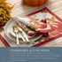 Elrene Home Fashions Swaying Leaves Bordered Fall Placemats, Seasonal Dining Table Mats, 13" W x 19" L, Set of 4...