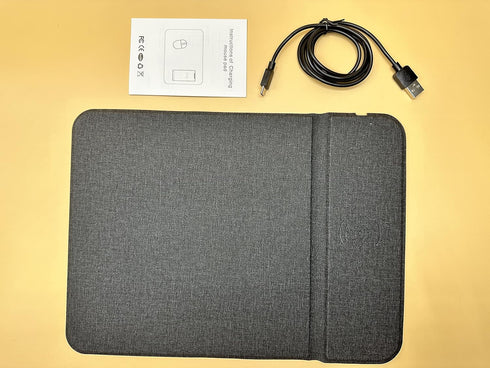 Mouse Pad with Wireless Charger, Qi Certified 15W Fast Wireless Charging Pad for Samsung iPhone, and All QI Enable Devices....