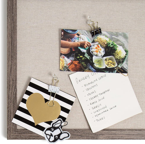 U Brands Classic Clips Set, Office Supplies, Black and White with Gold, Office Supplies, Paper and Binder Clips, 80 Count...
