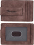 Travelambo Money Clip for Men Magnetic Front Pocket Wallet Slim Wallet Minimalist Card Holder RFID Blocking (Coffee)...