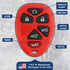 2X KeylessOption Key Fob Replacement for 2007 2008 2009 2010 2011 2012 2013 2014 Cadillac Escalade Chevrolet Chevy Suburban Tahoe GMC Yukon Remote...