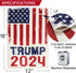 Trump 2024 Flag 12x18 Double Sided Garden Flag American Patriotic USA Flag - Take America Back Garden Flags for Outside Lawn Decor Yard Flag for D...