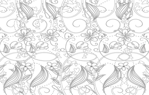 House of Doolittle Notebook, Doodle Flower Black & White, 7 x 9 (HOD78190)...