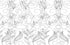 House of Doolittle Notebook, Doodle Flower Black & White, 7 x 9 (HOD78190)...