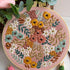 Myfelicity Embroidery kit, Adult Embroidery Material Set with Cute Flowers and Plants Patterns. 3 Embroidery Clothes and Colors Threads. 1 Hoop. (...