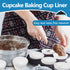 Muffin Liners for Baking - 50pcs White EXTRA LARGE SIZE Cupcake Liners Baking Supplies, Thick Jumbo Parchment Paper Sheets Cute Cups, Greaseproof ...