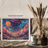 Posterizer 1 pcs- psychedelic funky hippie colorful landscape 1-Abstract & Modern Art-Fantasy & Fiction Art- Living Room Bedroom Decor- unframed w...