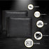Handmade RFID Leather Bifold Wallets For Men in Multiple Colors offering 9 Cards and 1 ID Slots...
