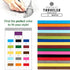 Pentalic 6" x 8" Pocket Sketchbook Traveler Journal, 160 Pages, Purple...