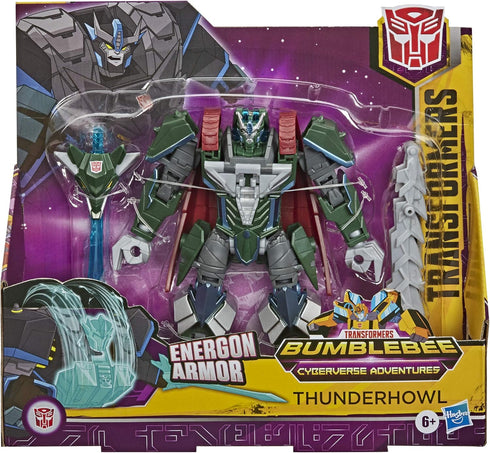 Transformers Bumblebee Cyberverse Adventures Ultra Class Thunderhowl Action Figure, Energon Armor Power Up, for Kids Ages 6 and Up, 6.75-inch...