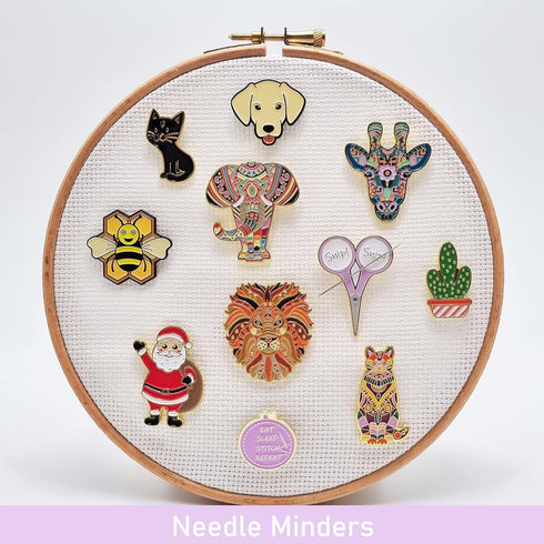 Meloca Designs Cactus Needle Minder for Cross Stitch, Embroidery, Sewing, Quilting, Needlework and Haberdashery...