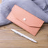 Leather Cash Envelopes, Money Envelope Reusable Waterproof Budget Envelope (pink)...