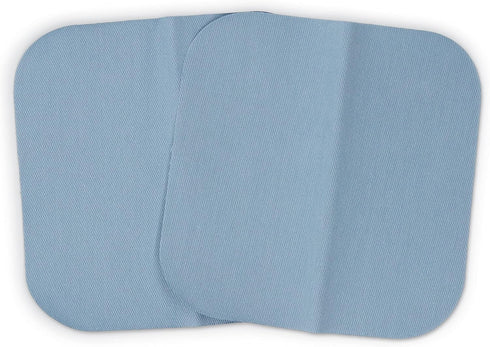 Dritz 55240-15D Patches, Iron-On, Twill, Light Blue, 5 x 5-Inch (2-Count)...